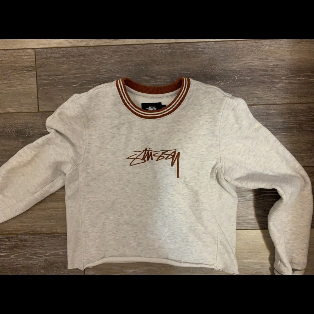 Stussy cropped hoodie